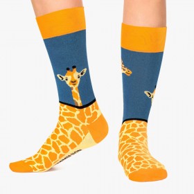 Calcetines Jimmy Lion Giraffe Blue