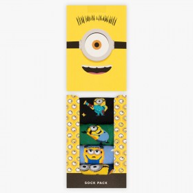 Calcetines Jimmy Lion Minions Colección | Minions Sky - Minions Hello - Athletic Minions & Pack 4
